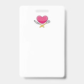 レストラン – ケータリングラニヤードバッジ バッジ (裏面)