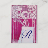 レストラン モノグラム 名刺 (裏面)