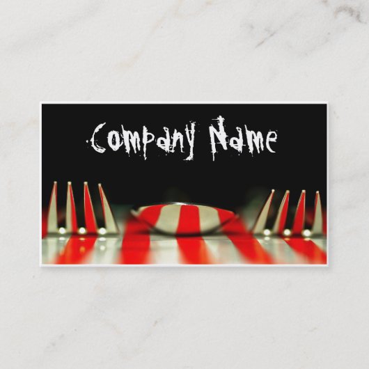 レストラン 名刺 (正面)