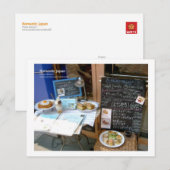 レストラン，日本 ポストカード (正面/裏面)