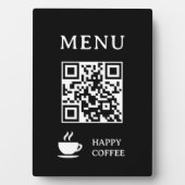 レストランQRコードメニュー | 5" x 7" フォトプラーク (正面)
