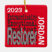 レストラーエクソナレアカスタム セラミックオーナメント (正面)