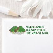 レストラ中国のンビーフブロッコリーグルメアドレス ラベル (インサイチュ)