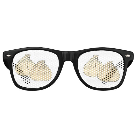 レストラ中国のン持ち帰りフードシュマイ餃子 レトロサングラス (正面)