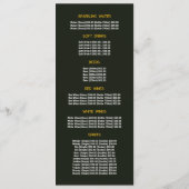 レストラ素朴ン・スリムライン・リーフ メニュー (裏面)