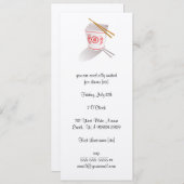 レスト中国のラン取り出し箱 招待状 (正面/裏面)