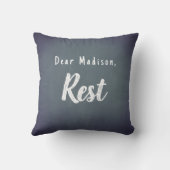 レスト聖なる書物、 経典 パーソナライズされた クッション (裏面)