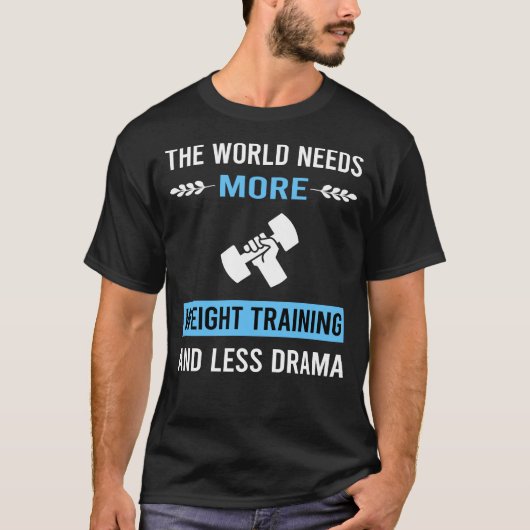 レスドラマウェイトトレーニング Tシャツ (正面)