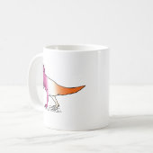 レスビサウルス コーヒーマグカップ (正面左)