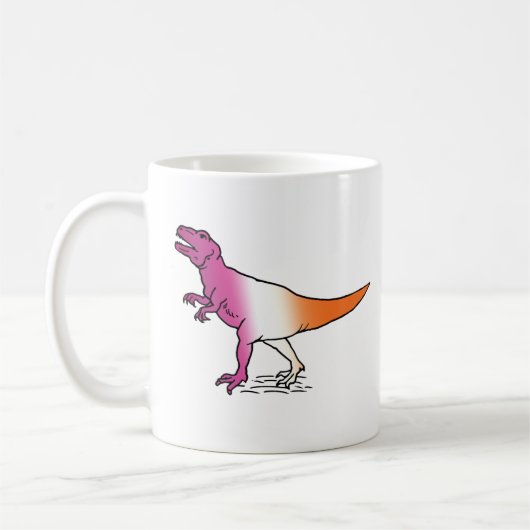 レスビサウルス コーヒーマグカップ (左)