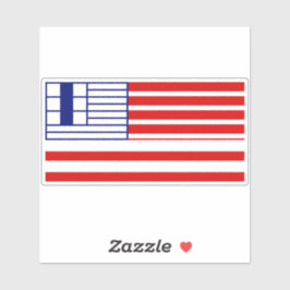 レスブリッジ市旗 シール