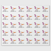 レスボサウルスレックス ラッピングペーパー (フラット)