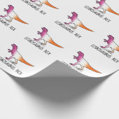 レスボサウルスレックス ラッピングペーパー (角)