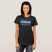 レスボスペギリギリシャアイランドバケーション Tシャツ (正面フル)