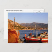 レスボス島で ポストカード (正面/裏面)