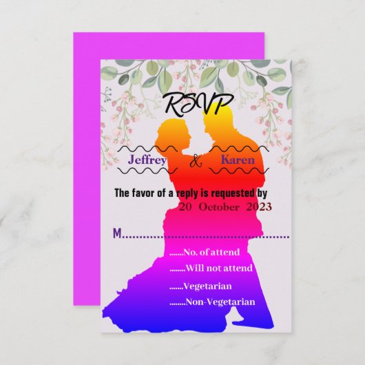 レスポンスカード (正面/裏面)