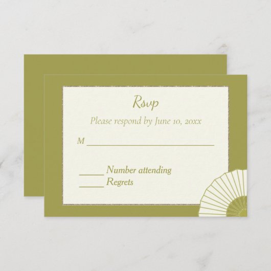 レスポンス カード (正面/裏面)