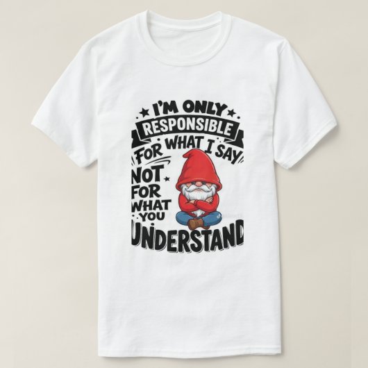 レスポンス 理解 Tシャツ (デザイン正面)