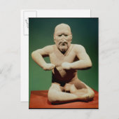レスラーの人形 ポストカード (正面/裏面)