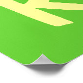 レスラーズネームレタリング ポスター (角)