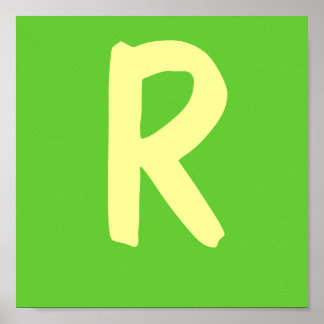 レスラーズネームレタリング ポスター