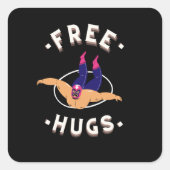 レスラールチャライベメキシコレスリング スクエアシール (正面)