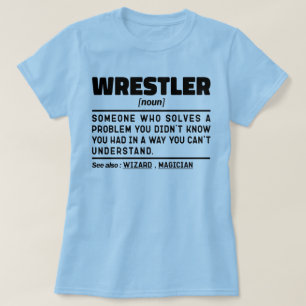 レスラー名詞定義レスリング恋人おもしろい Tシャツ