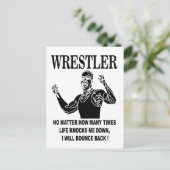 レスラー感動的レスリング ポストカード (スタンド正面)