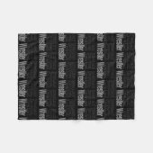 レスラー超常者 フリースブランケット (正面(横))