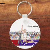 レスラー – 男性 キーホルダー (正面)