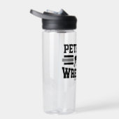 レスラーADD NAMEスクールアスリートレスリングチーム ウォーターボトル (右面)