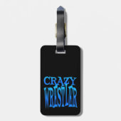 レスラ熱狂するー ラゲッジタグ (裏面縦)