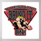 レスリングで実現する ポスター (正面)