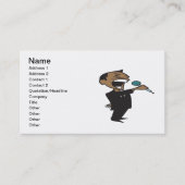 レスリングのアナウンサー 名刺 (正面)