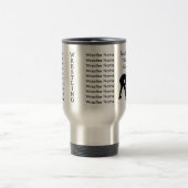 レスリングのコーチのギフトすべてのレスリング選手、コーチの名前 トラベルマグ (中央)