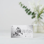 レスリングのコーチの名刺 名刺 (スタンド正面)