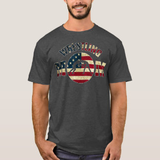 レスリングのママファンチームが旗の母に贈り物 Tシャツ