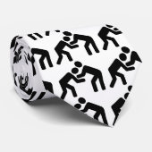レスリングのロゴ ネクタイ (ロール)