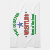 レスリングの伝説 キッチンタオル (縦)