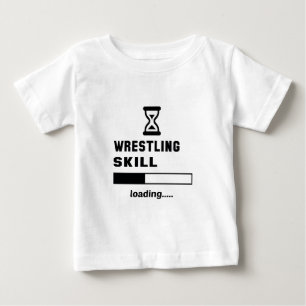 レスリングの技術のローディング...... ベビーTシャツ