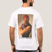 レスリングのSmackdown Tシャツ (裏面)