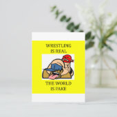 レスリングは偽ではない ポストカード (スタンド正面)