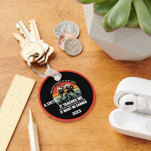 レスリングは獲得しなければならない キーホルダー (デスク)