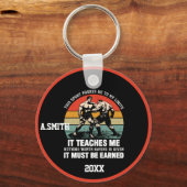 レスリングは獲得しなければならない キーホルダー (正面)