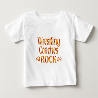 レスリングは石をコーチします ベビーTシャツ