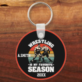 レスリングは私のシーズお気に入りのン キーホルダー (正面)