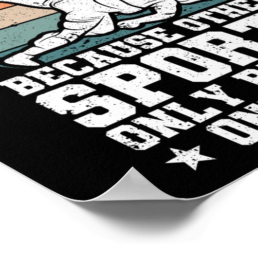 レスリングは、他のスポーツのための唯一の1つのボール ポスター (角)