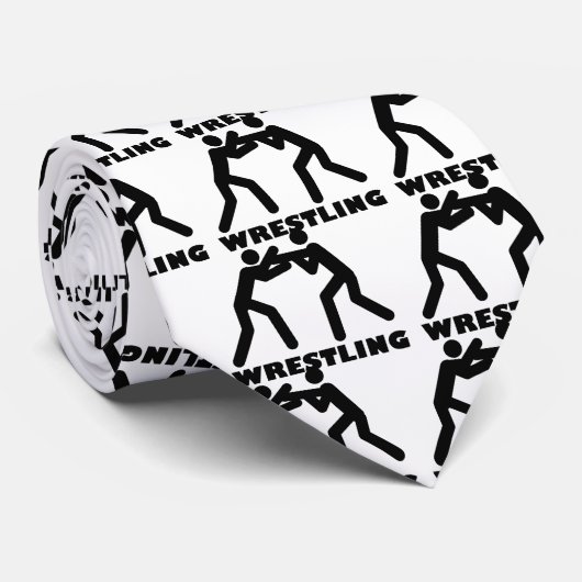 レスリングアイコン ネクタイ (ロール)
