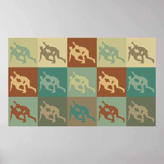 レスリングアポップ・アートのート ポスター (正面)