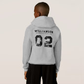 レスリングカスタムチームクラブスクール名番号 (裏面フル)